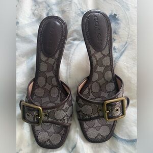 NWOT Coach Signature Margot Sandals